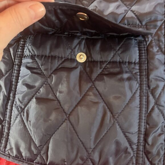 Women's Banana Republic Navy Blue Quilted Full Zip-Up Vest Size X-Small Pockets - Picture 2 of 10